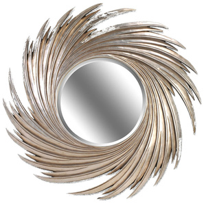 Зеркало в раме модерн Tornado Silver (Торнадо) (PRFA397SL)