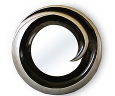 Whorl Зеркало в раме модерн (PUGY125NRSL) 