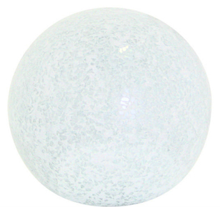 Декоративный элемент "Glitter Ball Decor" белый (FA16885) 